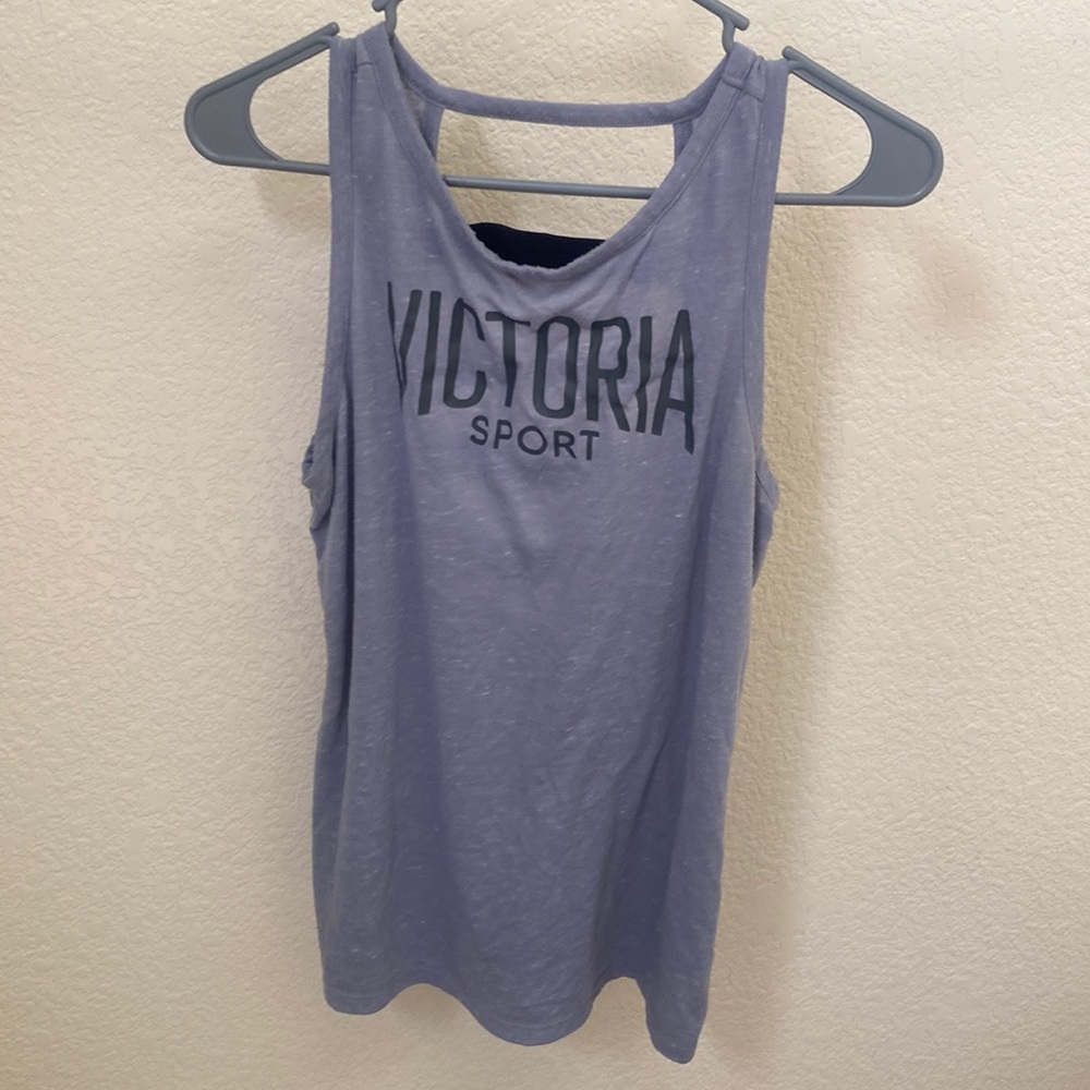 Gray Victoria’s Secret sport tank top